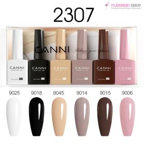 CANNI HEMA FREE UV/LED gél lakk szett 6x9ml - 2307