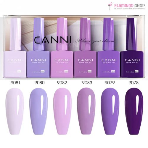 CANNI HEMA FREE UV/LED gél lakk szett 6x9ml - 2308