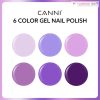 CANNI HEMA FREE UV/LED gél lakk szett 6x9ml - 2308