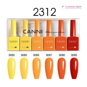 CANNI HEMA FREE UV/LED gél lakk szett 6x9ml - 2312