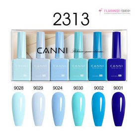 CANNI HEMA FREE UV/LED gél lakk szett 6x9ml - 2313