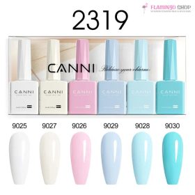 CANNI HEMA FREE UV/LED gél lakk szett 6x9ml - 2319