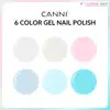 CANNI HEMA FREE UV/LED gél lakk szett 6x9ml - 2319
