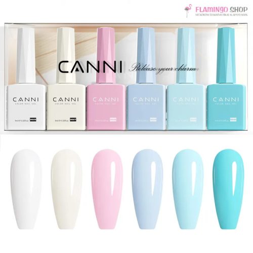 CANNI HEMA FREE UV/LED gél lakk szett 6x9ml - 2319