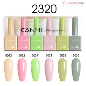 CANNI HEMA FREE UV/LED gél lakk szett 6x9ml - 2320