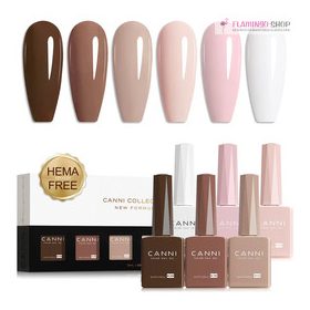 CANNI HEMA FREE UV/LED gél lakk szett 6x9ml - 2321