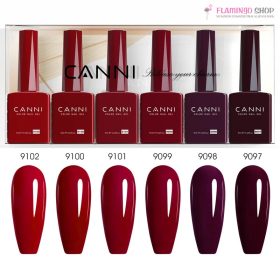 CANNI HEMA FREE UV/LED gél lakk szett 6x9ml - 2333 ÚJ