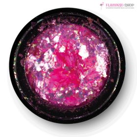 BB Króm flakes - chrome flakes Pink