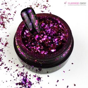 BB Króm flakes - chrome flakes Purple