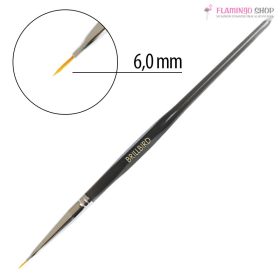 BB Vékony hegyű díszítő ecset - Fekete (Nail Art Brush)