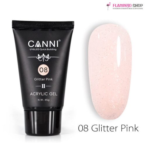 Canni Polygel 08 Glitter Pink 45g