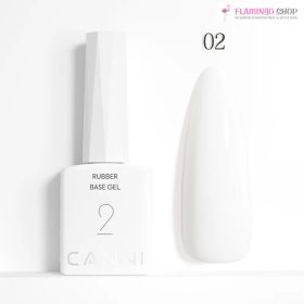 CANNI HEMA FREE Rubber Base Gel - 9 ml - X02 White