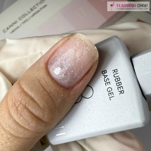 CANNI HEMA FREE Rubber Base Gel - 9 ml - X03 Shiny Silver