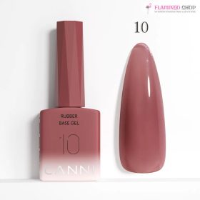 CANNI HEMA FREE Rubber Base Gel - 9 ml - X10 Brownie