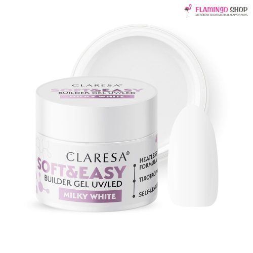 Claresa Soft&Easy Builder Gel 12g Milky White