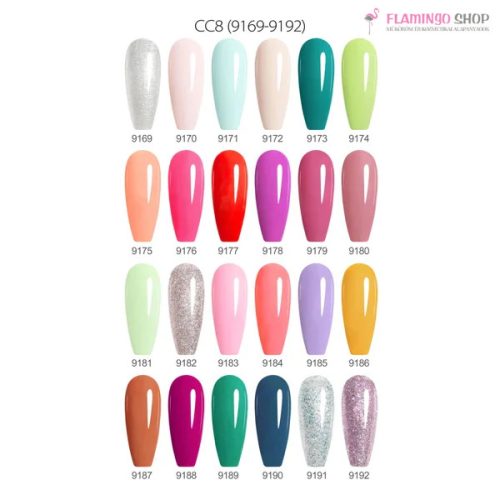 CANNI HEMA FREE UV/LED gél lakk szett (24db-os) No.CC8