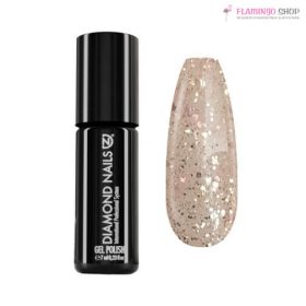   Diamond Nails Gél Lakk 227 Nagy csillámos rose gold Zselé lakk