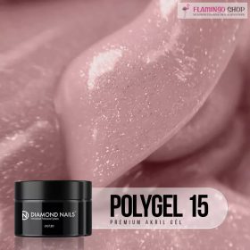 Diamond Nails Polygél 30ml 15 Cover Shine