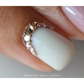 Gél Lakk - Rubber Base - Angel White - Milky White (7 ml)