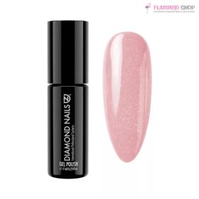   DN Vitaminos Erősítő Üvegszálas Alap Zselé – Csillámos Rózsaszín - Rose Nude – Hardener Gel – 7 ml