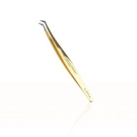   Lash Lashes S 1075 Rövid, Tű-Orrú Volume szempillacsipesz (Arany Színű)
