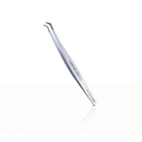   Lash Lashes S 1075 BD Rövid, Tű Orrú Volume szempillacsipesz (Fehér)