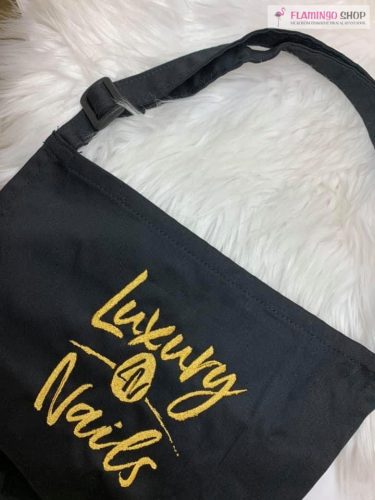 Luxury Nails Kötény, arany hímzéssel