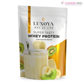   Luxoya Super Tasty Whey Protein Prémium Fehérje Italpor Kivi Banán ízű 450g Tasak