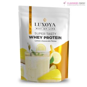   Luxoya Super Tasty Whey Protein Prémium Fehérje Italpor Citromos Sajttorta ízű 450g Tasak