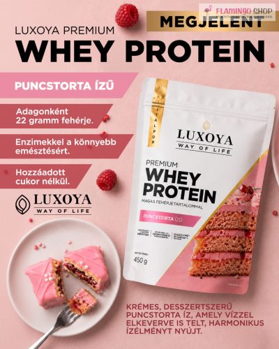 Luxoya Premium Whey Protein – Puncstorta (450 g)