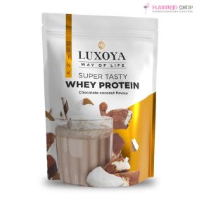   Luxoya Super Tasty Whey Protein Prémium Fehérje Italpor Csokoládé kókusz ízű 450g Tasak