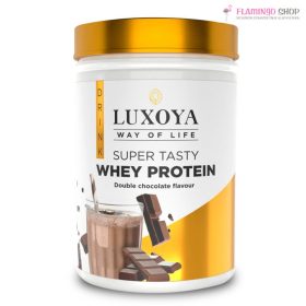   Luxoya Super Tasty Whey Protein Prémium Fehérje Italpor Dupla Csokoládé ízű 450g Doboz
