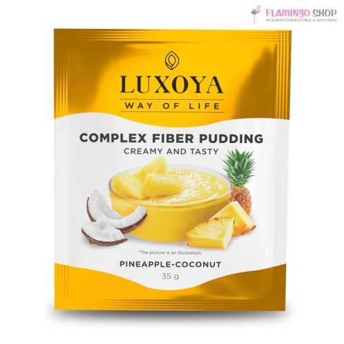 Luxoya Complex Fiber Puding Ananász kókusz ízű 35g