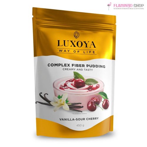 Luxoya Complex Fiber Puding Vanília meggy ízű 450g Tasak