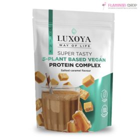   Luxoya Vegán  Protein Complex Fehérjeitalpor Sós karamella ízű 450g Tasak