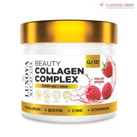   Luxoya Collagen Italpor Beauty Collagen Complex 300g - Málna bomba