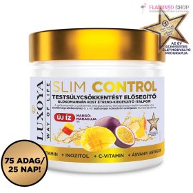   Luxoya Slim Control - Testsúlycsökkentést elősegítő glükomannán rost italpor –Mangó-Maracuja ízű - 300g
