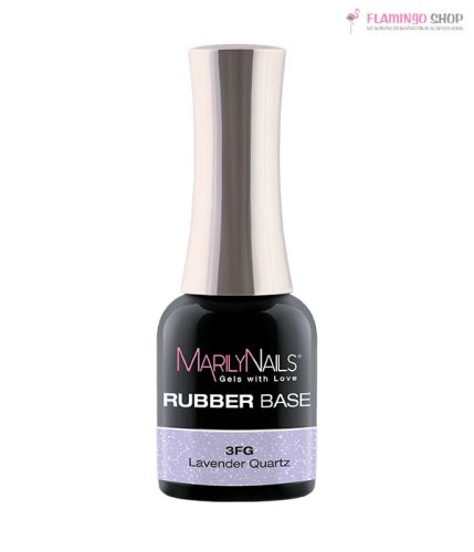 Marily Nails Rubber Base 3FG Lavender Quartz7ml