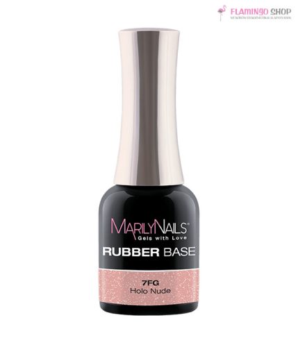 Marily Nails Rubber Base 7FG Holo Nude 7ml