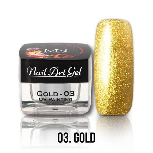 Mystic Nails  UV Festő Színes Zselé - 03 - Gold - 4g