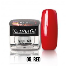 Mystic Nails  UV Festő Színes Zselé - 05 - Red - 4g
