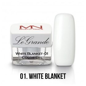 Mystic Nails LeGrande Color Gel no.01 White Blanket 4g