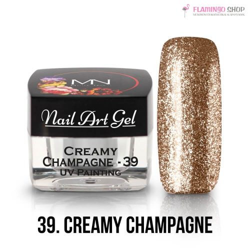 Mystic Nails UV Festő Színes Zselé - 39 - Creamy Champagne- 4g