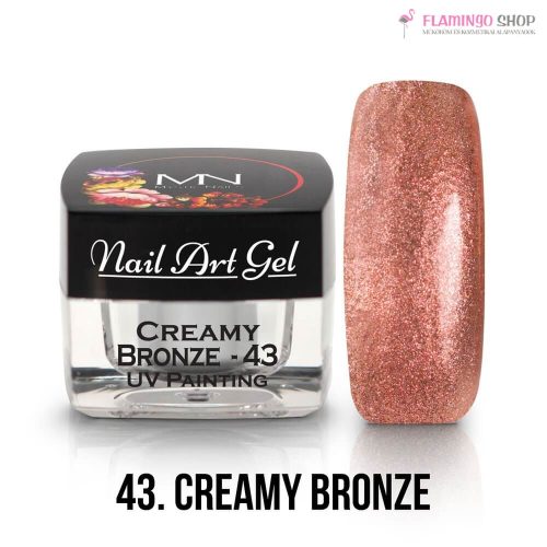 Mystic Nails UV Festő Színes Zselé - 43 - Creamy Bronze - 4g