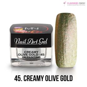   Mystic Nails UV Festő Színes Zselé - 45 - Creamy Olive Gold - 4g