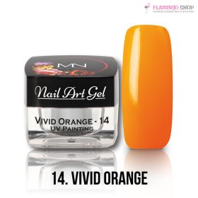   Mystic Nails UV Festő Színes Zselé - 14 - Vivid Orange - 4g