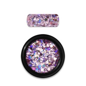 Moyra Holo glitter mix No. 03  Rózsaszín 1g