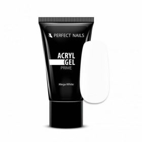   Perfect NailsAcrylGel Prime - Tubusos Akril Gél 30g - Mega White