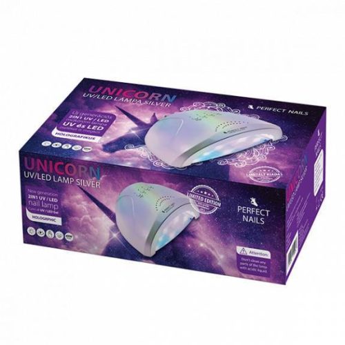 Perfect Nails Műkörmös UV/LED Lámpa Unikornis Ezüst