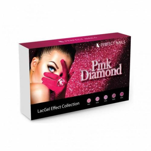 Perfect Nails LacGel Effect Pink Diamond Gél Lakk Szett